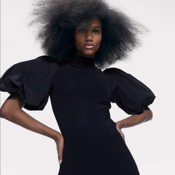 Zara combination knit top - Picture 3 of 8